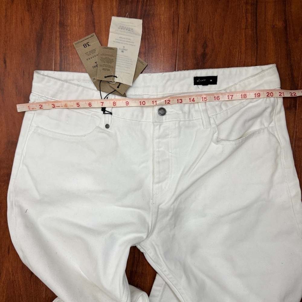 Thrills Chopped Denim Jeans Pants Size 38 - Picture 7 of 9